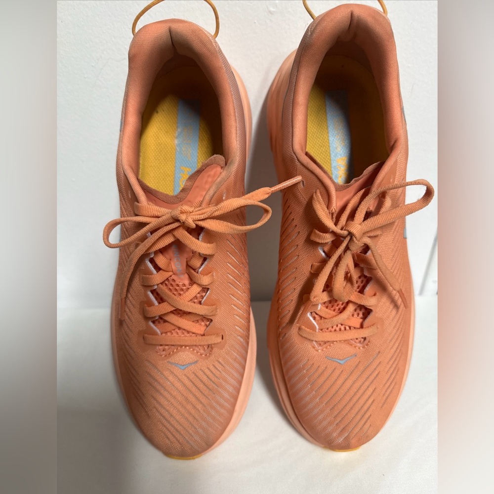 ❌❌SOLD❌❌HOKA ONE ONE  Coral Peach Parfait Running Race Sneaker Womens 9.5B